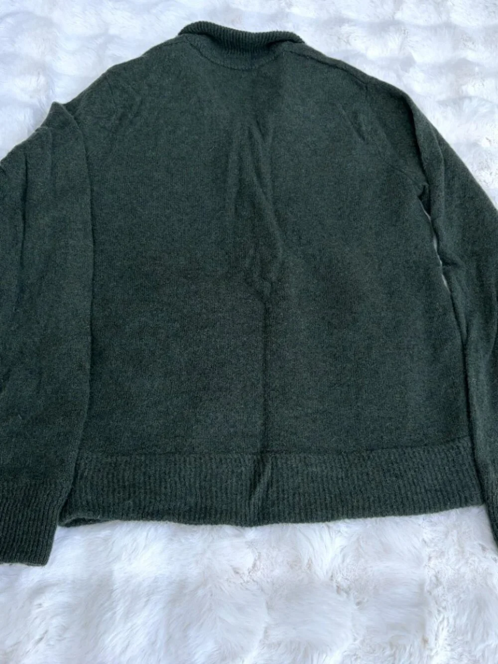 J. Crew 100% Lambswool shawl collar cardigan – fits men's small (tag M)